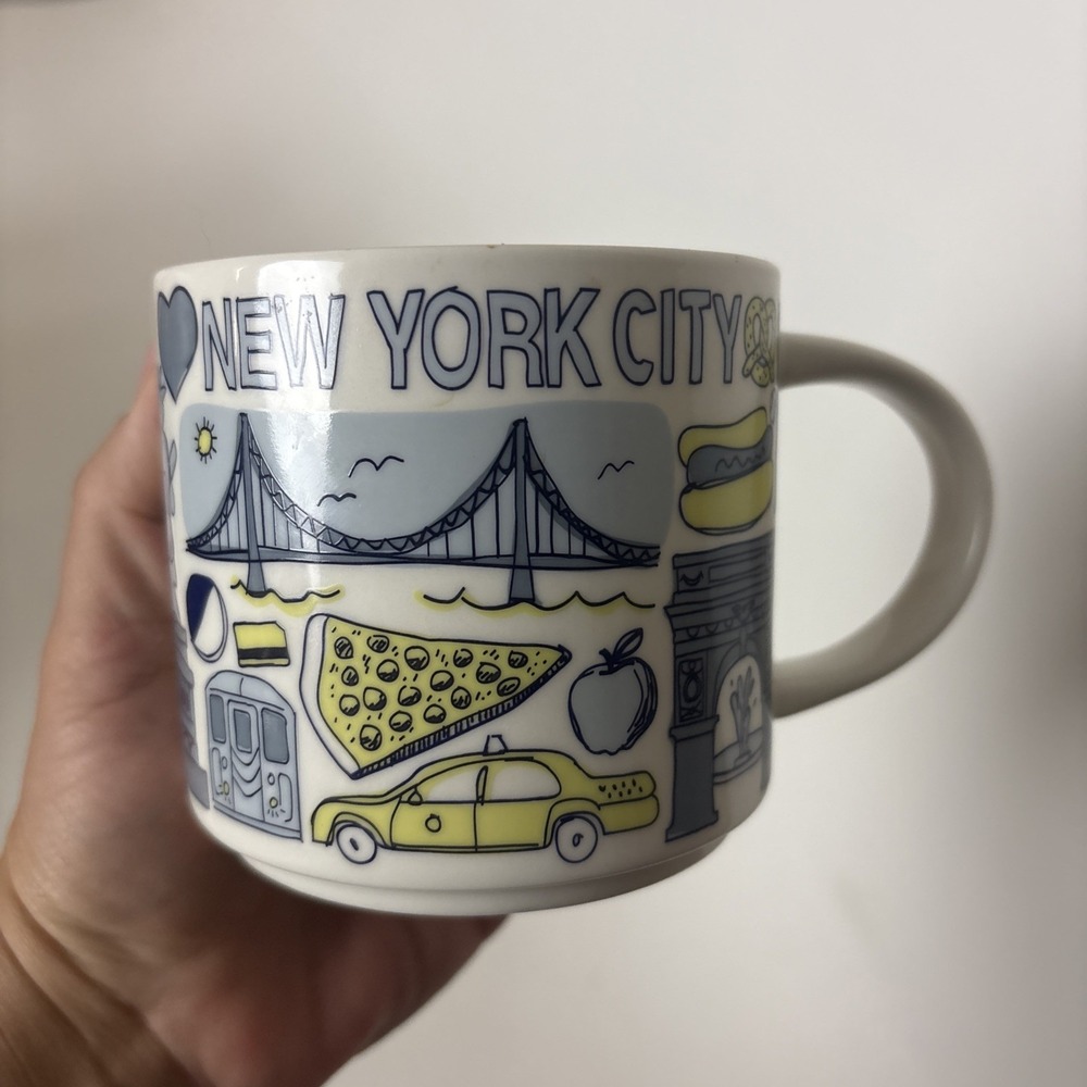 Starbucks New York City BEEN THERE SERIES 14 Oz Collectible Coffee Cup Mug